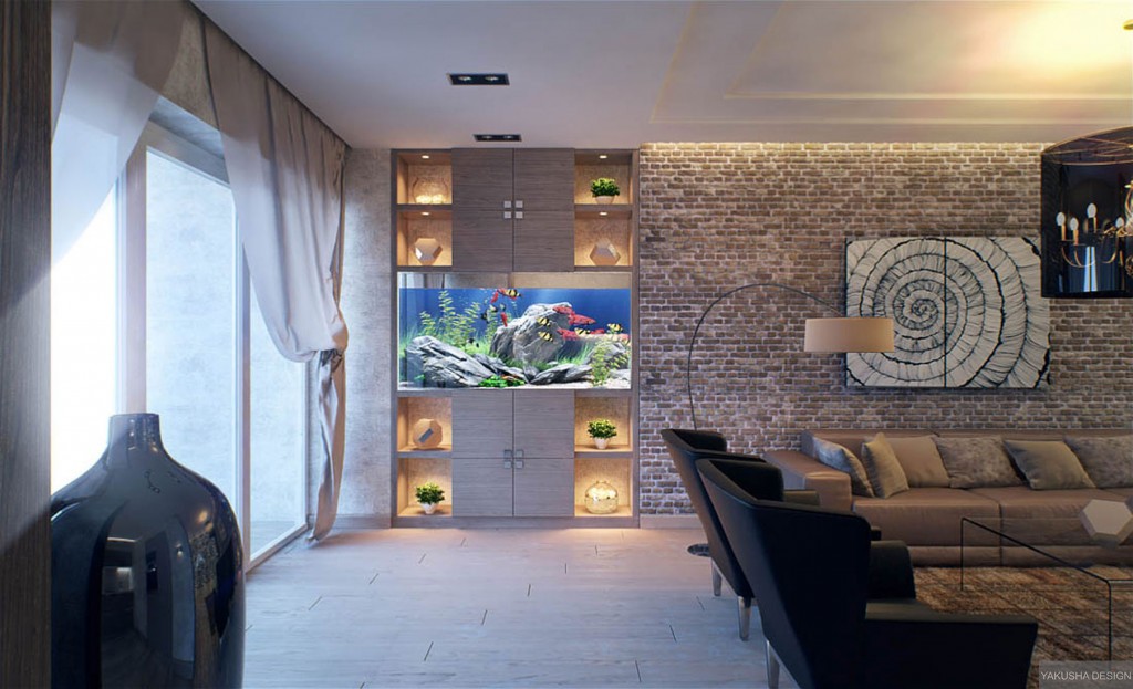 Apartment Brutal Romanticism by Yakusha design 6