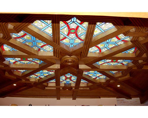 Wood coffered ceilings Ruarte 3