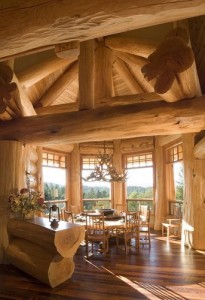 Log home interiors