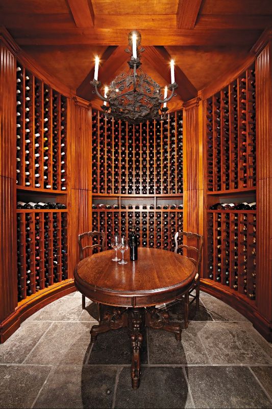 Luxury wine cellar @RuarteContract