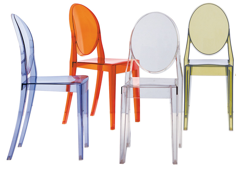 Kartell chairs Victoria Ghost @RuarteContract #design #diseño