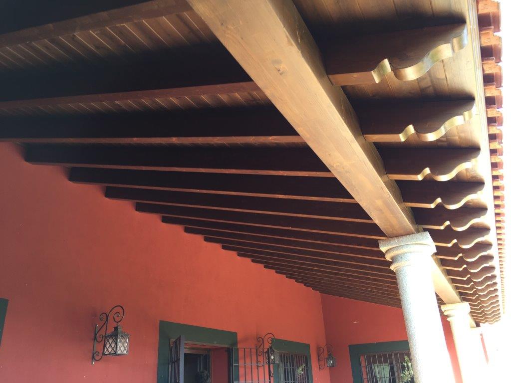 Decoración y amueblamiento finca Extremadura, interiorismo y arquitectura interior en madera 9 @RuarteContract